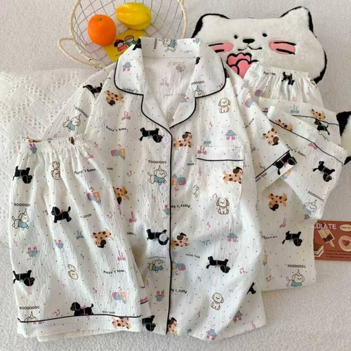 ست لباس راحتی زنانه 3تکه نخ کریشه 009